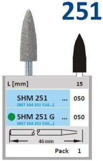 HORICO diamantový sintrovaný vrták - plamienok G ISO50
