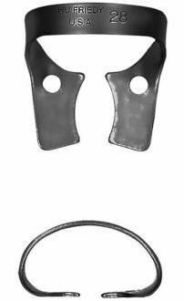 Rubber Dam Clamp 28 Hu-Friedy Black Line