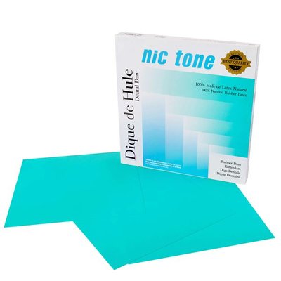 Nic Tone fólie latex 6x6 tenké zelené 36ks