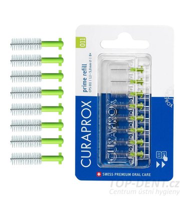 Curaprox CPS 011 Prime REFILL mezizubní kartáčky, 8 ks (blistr)