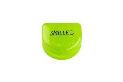 PROFIMED světle zelená schránka na rovnátka s flitry