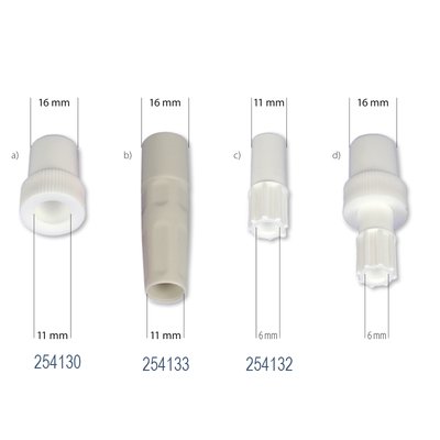 Mirasuc adaptér - 11 mm na 16 mm šedý