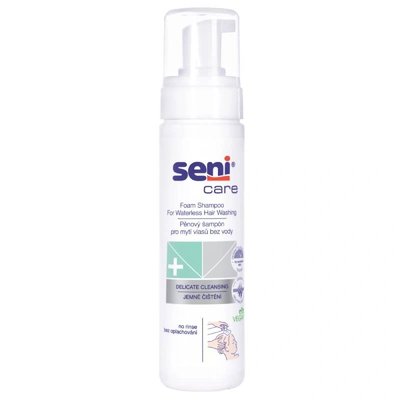 Seni Care pěnový šampon pro použití bez vody, 200 ml
