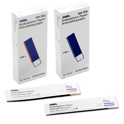 Artikulační papír -I- 80μ HANEL Coltene - I– 80μ – modrá