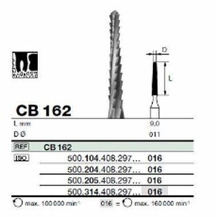 Wiertła chirurgiczne Lindemann węglik spiekany DZCB162.314.016