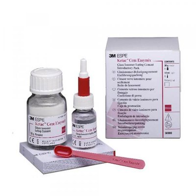 Ketac Cem Easymix - Triple pack 3 x 30 g + 3 x 12 ml