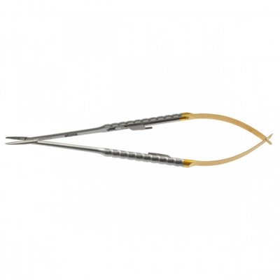 Stoma Micro-Needle holder, Barraquer, TC,0,8mm, straight, 18cm