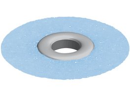 EVE FLEXI - D - Packung 100 Stück rosa unmontiert, mittel, Figur Scheibe, 14 x 0,17 mm, 1...