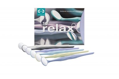 Zrkadielka Relax Rhodium č. 4 (22 mm) sortiment