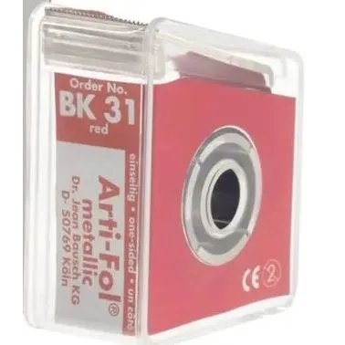 Art. fólie 1-str.červená BK31 22mm/20m 12µ