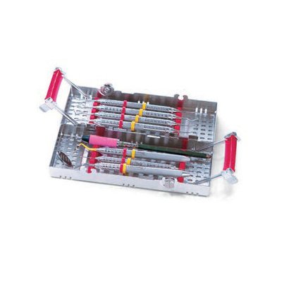 IMS Cassette 2-tier 8 Instruments, red