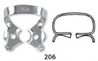 Koferdam klamra #206 Hager