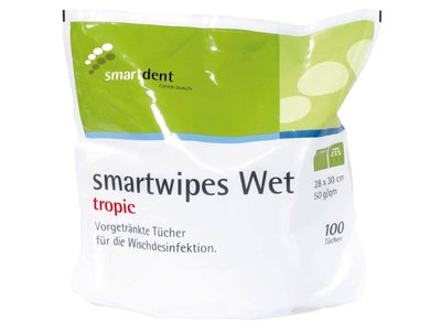 Smartwipes Wet - napuštěné dezinfekční ubrousky 28x30cm tropic 203460