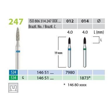 Brousek Dia 7980 (5 ks/bal)