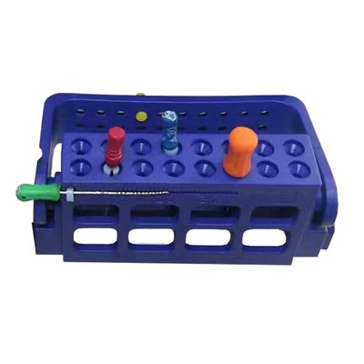 Stojánek na endo nástroje pro 16ks, Blue