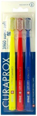 Curaprox Super Soft CS3960 zubní kartáček 3v1, 3ks