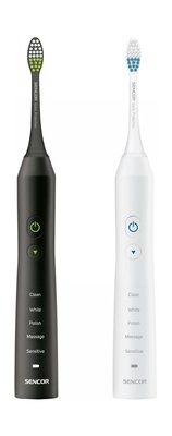 Sencor SOC 3373BW Black+White sonický kartáček 2 ks