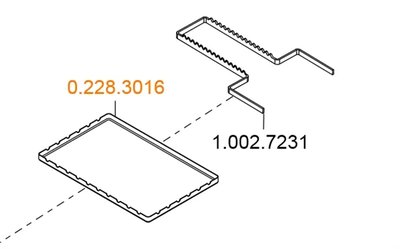 KaVo malý nerezový tác/podnos