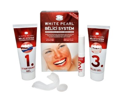 White Pearl set na bělení zubů doma 138 ml