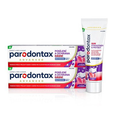 Parodontax posílení a ochrana dásní Whitening zubní pasta 2x75 ml