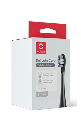 Oclean Kids Delicate Care Black náhradní hlavice 6 ks