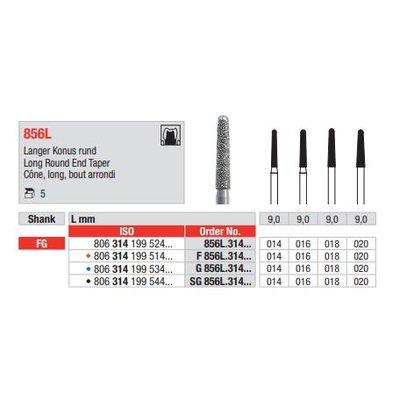 Diamant FG 856L.016SG (5ks/bal)