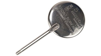 Mundspiegel - Packung 12 Stück Ø 22 mm, plan, Rhodium-Effekt