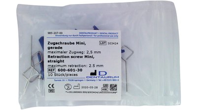 Zugschrauben, Edelstahl