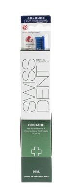 Swissdent Biocare Combo Pack zubní pasta + zubní kartáček