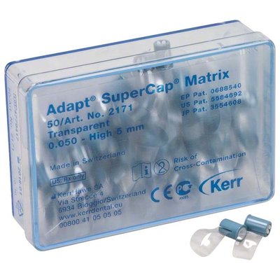 SuperCap transparentní matrice 0,05mm/5mm 50ks