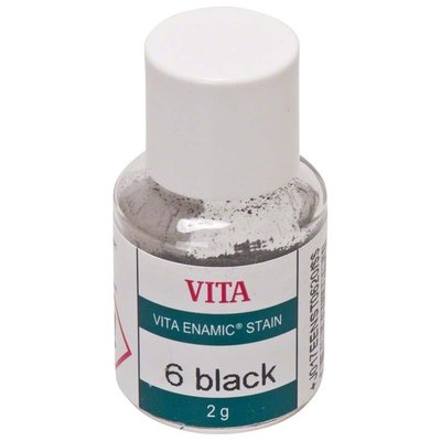 Enamic Stain - barva, 2g odstín 6 černá
