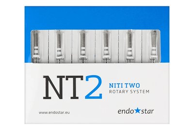 Pilniki NT2 NiTi Two rotary system 6 szt. Endostar
