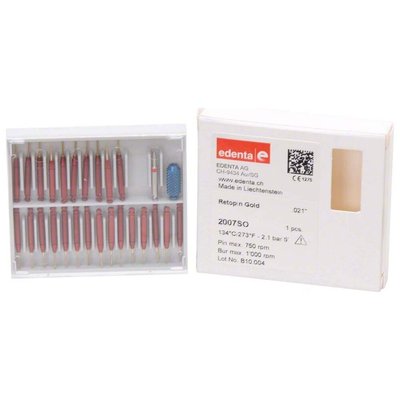 Retopin Gold - parapulpální čepy, 25ks