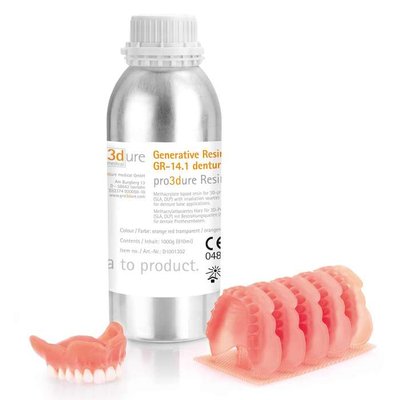 3Dure - Dentures - sytě růžová