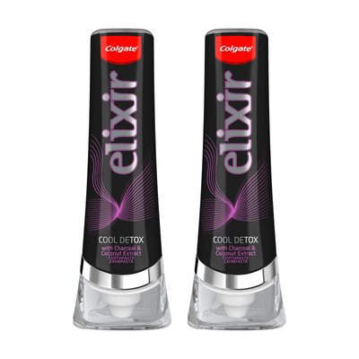 Colgate Elixir Cool Detox zubní pasta 2x80 ml