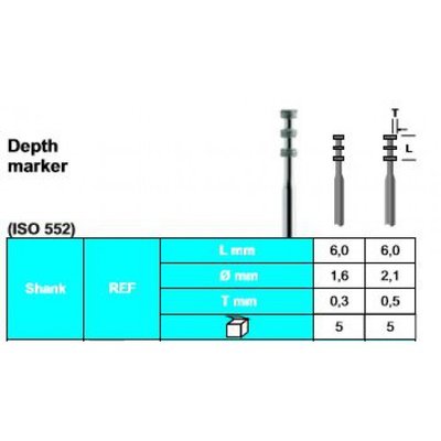 Diamantové vrtáčky FG Stoddard 5 ks - DOPRODEJ