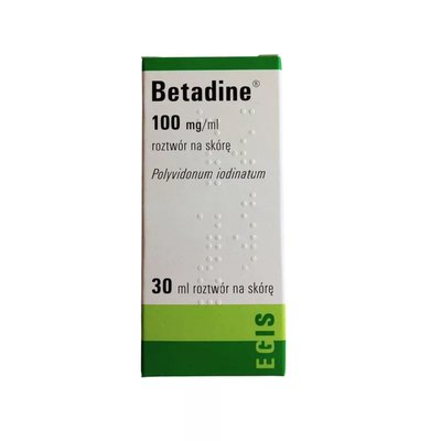 Betadine 100mg/ml roztw.n/skórę, 30ml EGIS