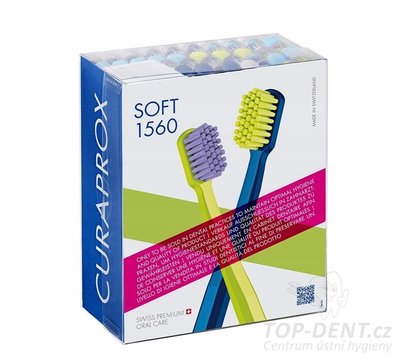 Curaprox CS 1560 soft zubní kartáček BOX, 36ks