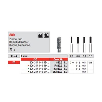 Diamant FG 880.014SG (5ks/bal)