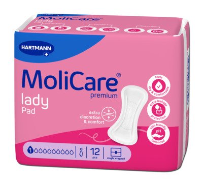 MoliCare Premium lady Pad 1 kapka inkontinenční vložky 12 ks