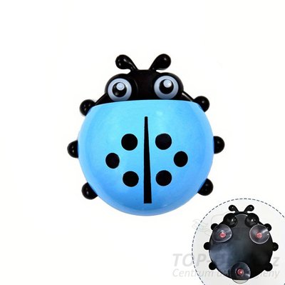 Držák na zubní kartáčky beruška - modrá, 1 ks