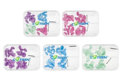 Dyski polerujące 40 szt. COTISEN - fioletowy - thick 14 um