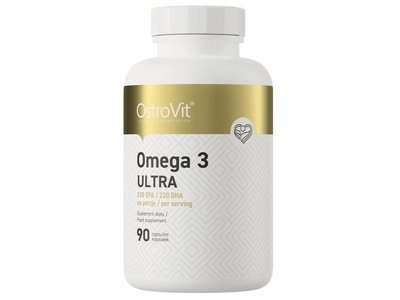 OstroVit - Omega 3 Ultra, 90 kapslí