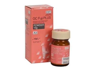 GC Fuji Plus - fixační cement, 15g prášek EWT A3