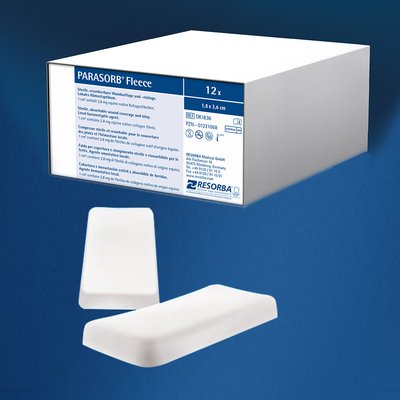 PARASORB Fleece - 1.8 x 3.6 cm. 12ks