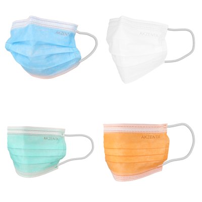 Maseczki z gumką 50 szt. Akzenta - różowy