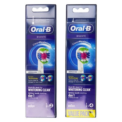 Końcówki do szczoteczki Oral-B 3D White - 4 szt.