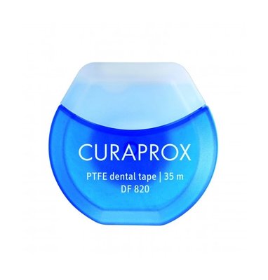 Curaprox DF 820 Tape zubní páska s chlorhexidinem 35 m