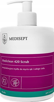 MediClean MC 420 0,5l Mydło Scrub antybakteryjne z pompką