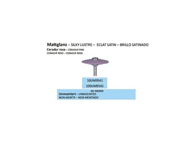 Leštící guma CERADUR RŮŽOVÁ UM9541 100ks